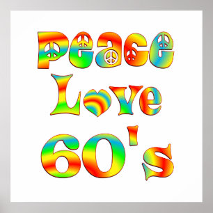 Póster Paz Amor 60