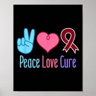 Póster Paz Amor Cura Celda anemia anemia Scd 1
