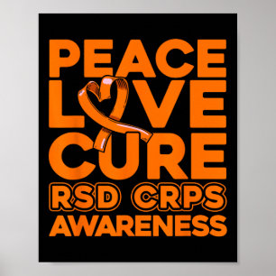 Póster Paz Amor Cura Rsd Crps Conciencia 1