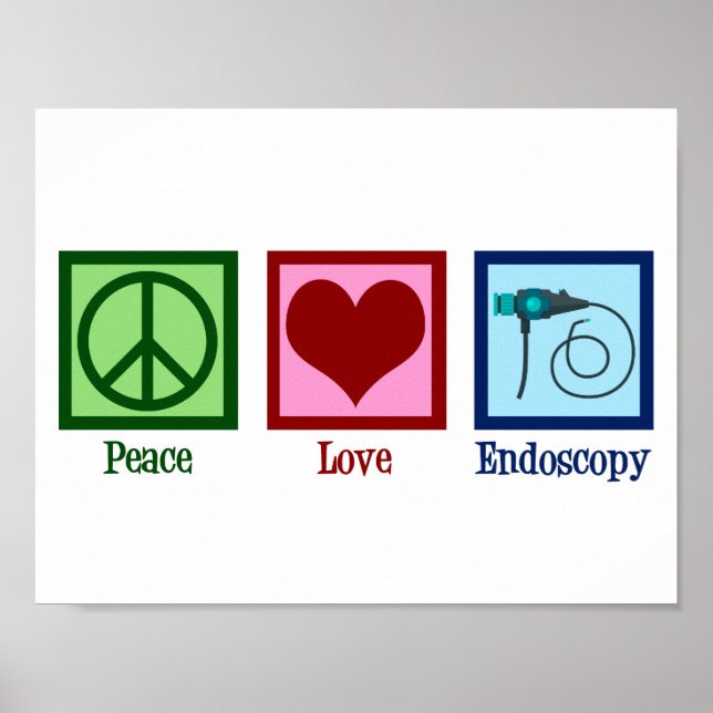 Póster Paz Amor Endoscopia (Frente)