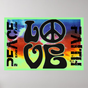 PÓSTER PAZ AMOR FE