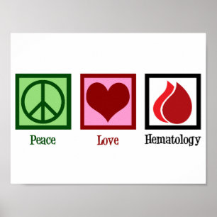 Póster Paz Amor Hematología