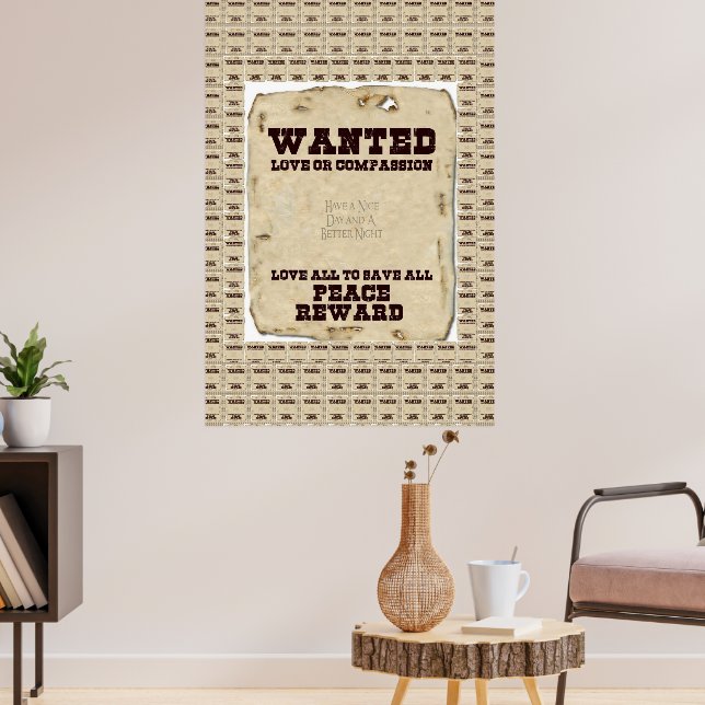 Póster Paz, amor y unidad (Salón 3)