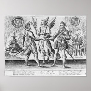 Póster Paz con España