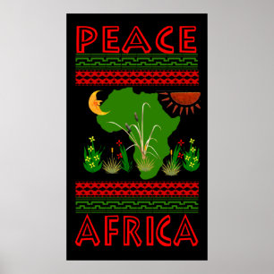 Póster Paz de África