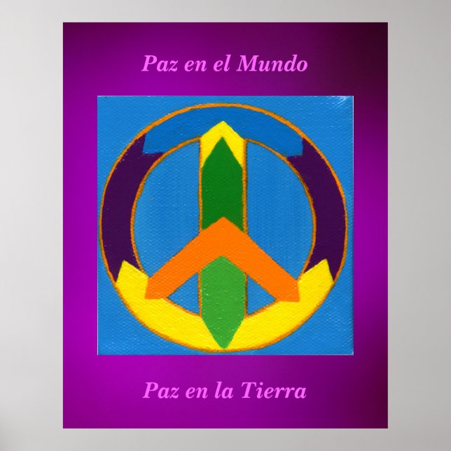 Póster - Paz en el mundo (Frente)