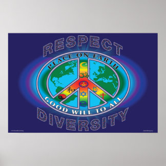 PÓSTER PAZ EN LA BUENA VOLUNTAD DE LA TIERRA PARA TODOS