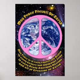 Póster Paz en la Tierra