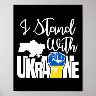 Póster Paz En Ucrania Me Siento Con Ucrania 