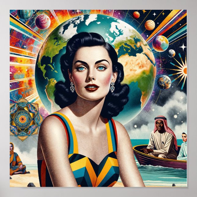 Póster Paz Mundial (Frente)