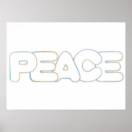 Póster Paz, palabra, Poster