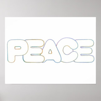 Póster Paz, palabra, Poster
