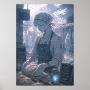 Póster Paz / Panadero / Metro