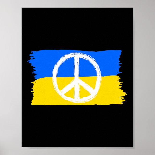 Póster Paz para Ucrania 1  (Frente)