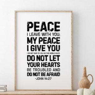 Póster Paz Que Te Dejé, John 14:27