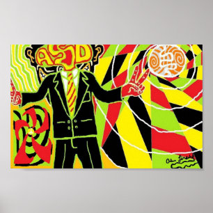 Póster Paz/Rasta