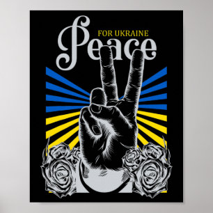Póster Paz sin guerra para Ucrania 