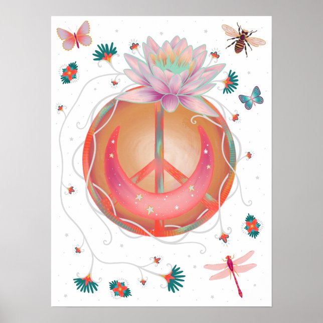 Póster Paz y armonía (Frente)