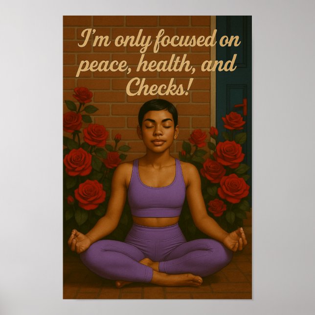 Póster Paz y controles (Frente)