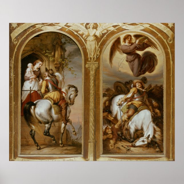 Póster Paz y guerra (Frente)