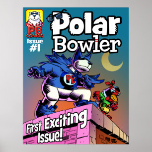 Póster PB Comic Book Cover