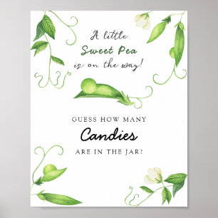 Póster Pea pequeña - adivina cuántos dulces