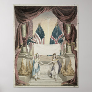 Póster Peace, allegory of the Treaty of Ghent