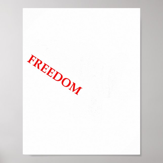 Póster Peace Dom White Dove Says Dom Usa Red Dom Saying  (Frente)