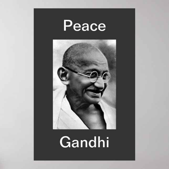 PÓSTER PEACE GANDHI (Frente)