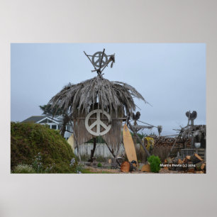 Póster Peace Hut