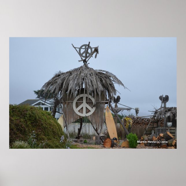 Póster Peace Hut (Frente)