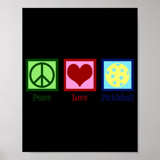 Póster Peace Love Ckleball  (Frente)