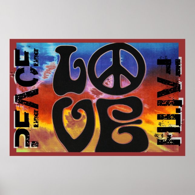 PÓSTER PEACE LOVE FAITH (Frente)