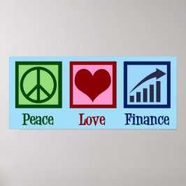 Póster Peace Love Finance