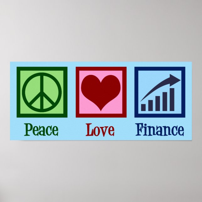 Póster Peace Love Finance (Frente)