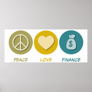 Póster Peace Love Finance