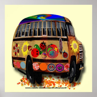 Póster Peace Love Ladybugs
