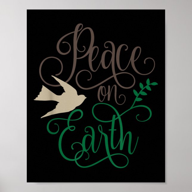 Póster Peace On Earth Christmas  (Frente)