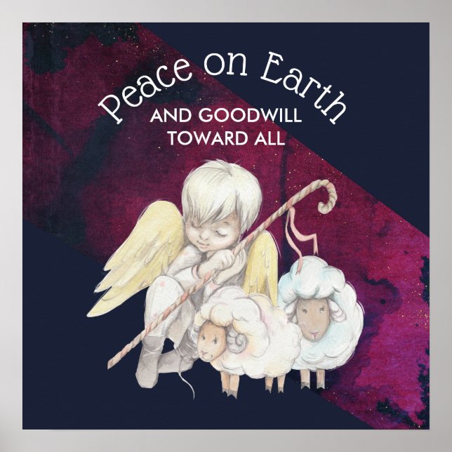 Póster Peace on Eath and Goodwill Toward All Shepherd (Frente)