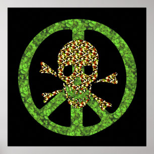 Póster Peace Skull