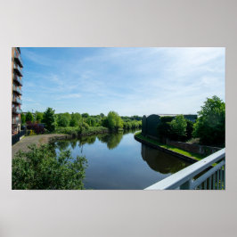 Póster Peaceful Waterside at Wakefield Waterfront