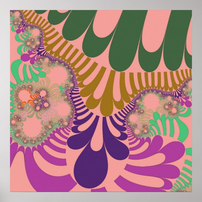 Póster Peach Rainbow Mod (Frente)