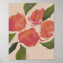 Póster Peaches En Beige