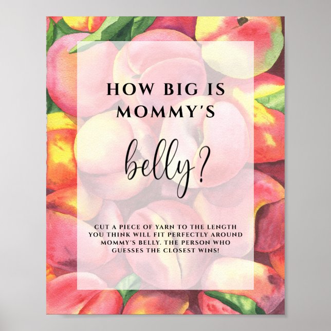 Póster Peaches - qué grande es la poster del juego de la  (Frente)