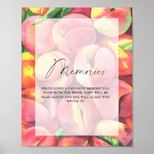 Póster Peaches - recuerdos con la novia