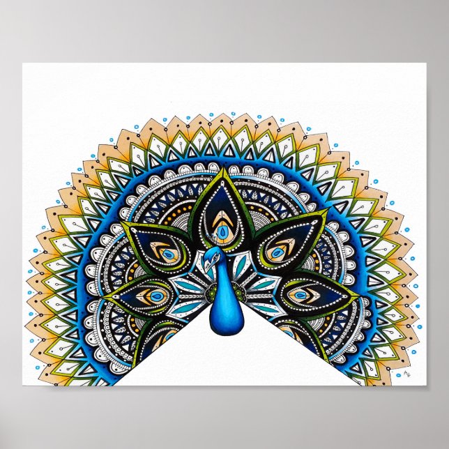 Póster Peacock Art (Frente)
