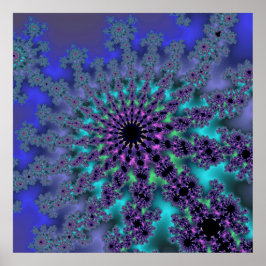 Póster Peacock Burst