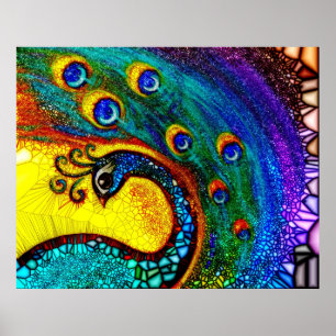 Póster Peacock de baile