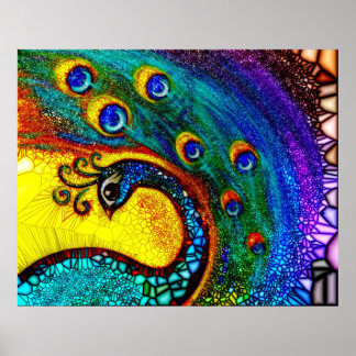 Póster Peacock de baile