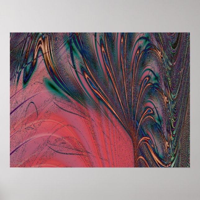 PÓSTER PEACOCK FANTASY (Frente)